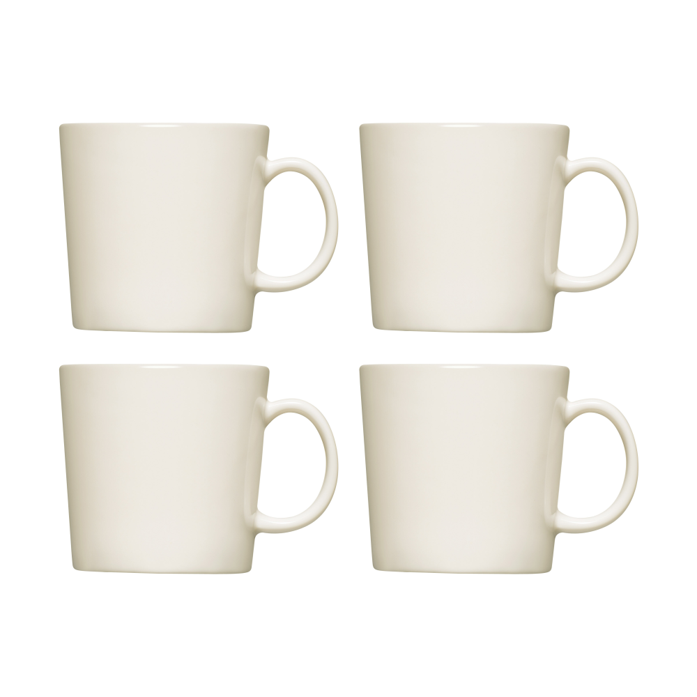 Teema mugg 30 cl 4-pack, Vit