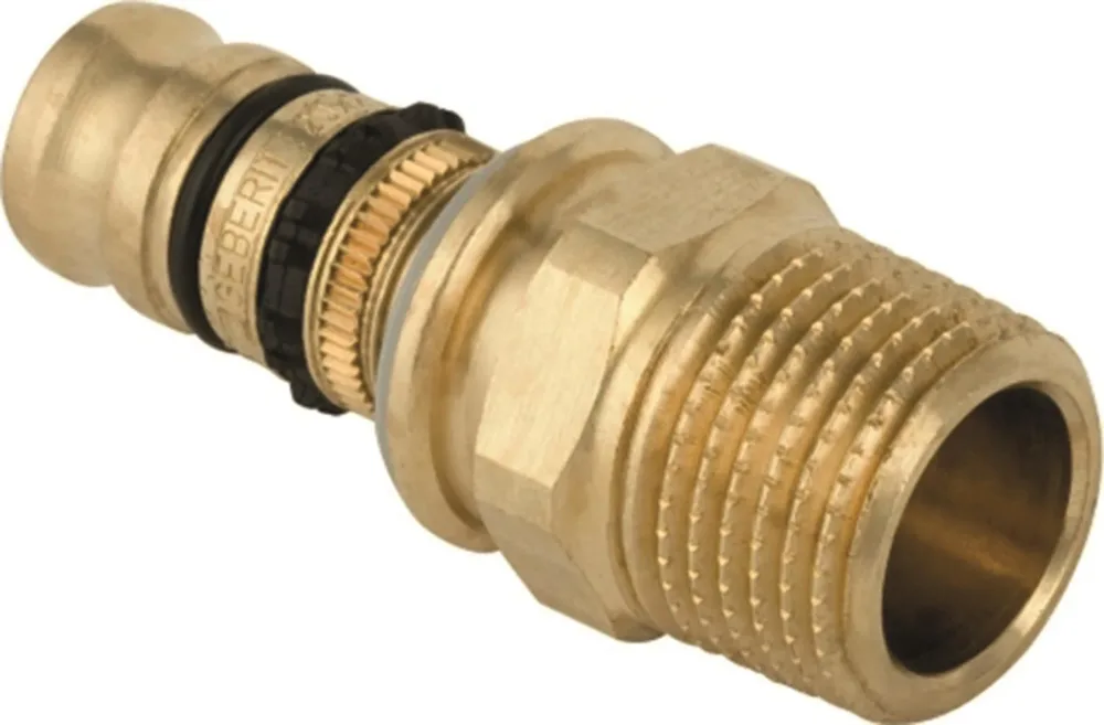 Geberit 1875117 Övergång utvändig gänga, spetsände 26 x 25 mm