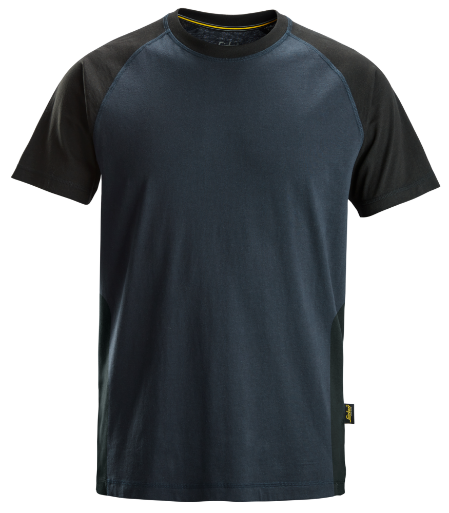 T-SHIRT TVÅFÄRGAD MARIN/SVART STL 6XL