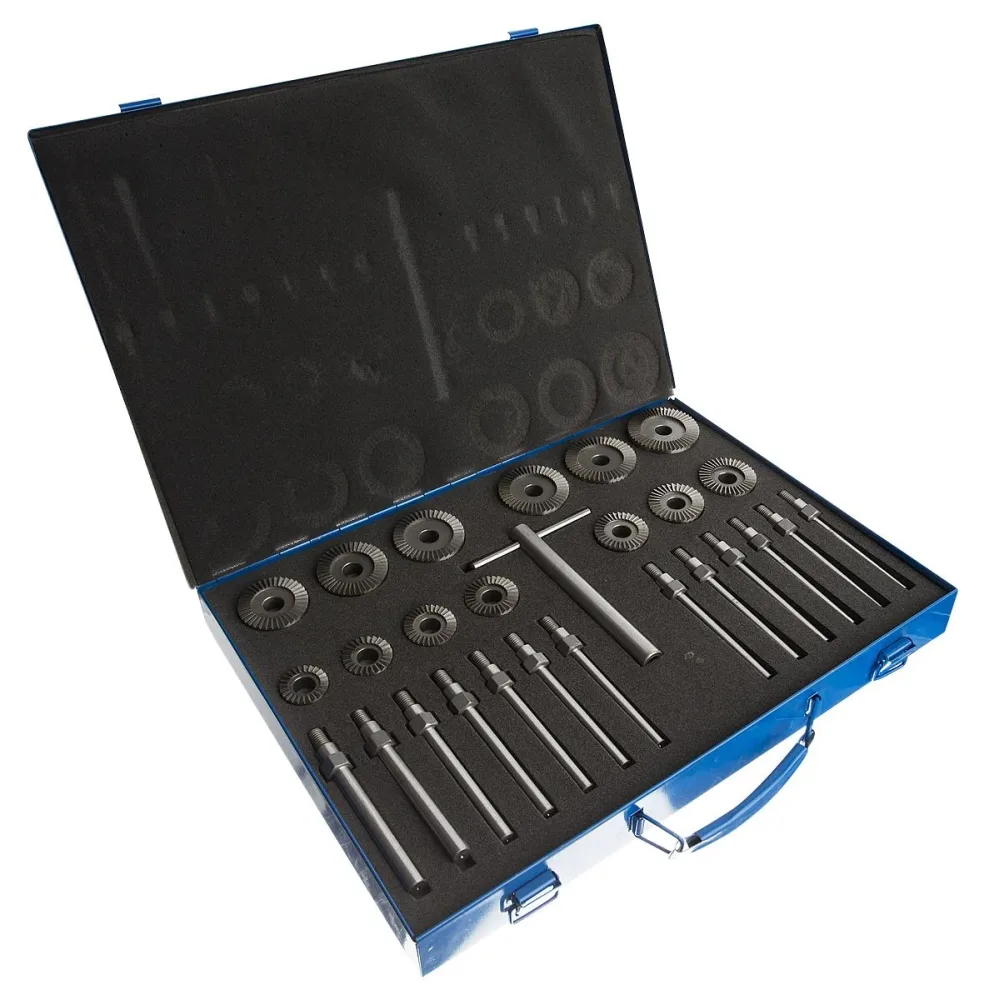 PELA 489055 Ventilsätesfräs set, 13 delar
