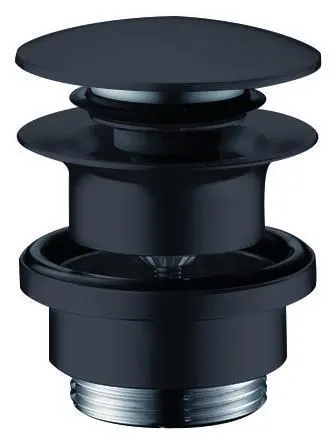Hansgrohe 50100700 Bottenventil för tvättställ, Push-Open, 1 1/4" Mattvit - Bild 2
