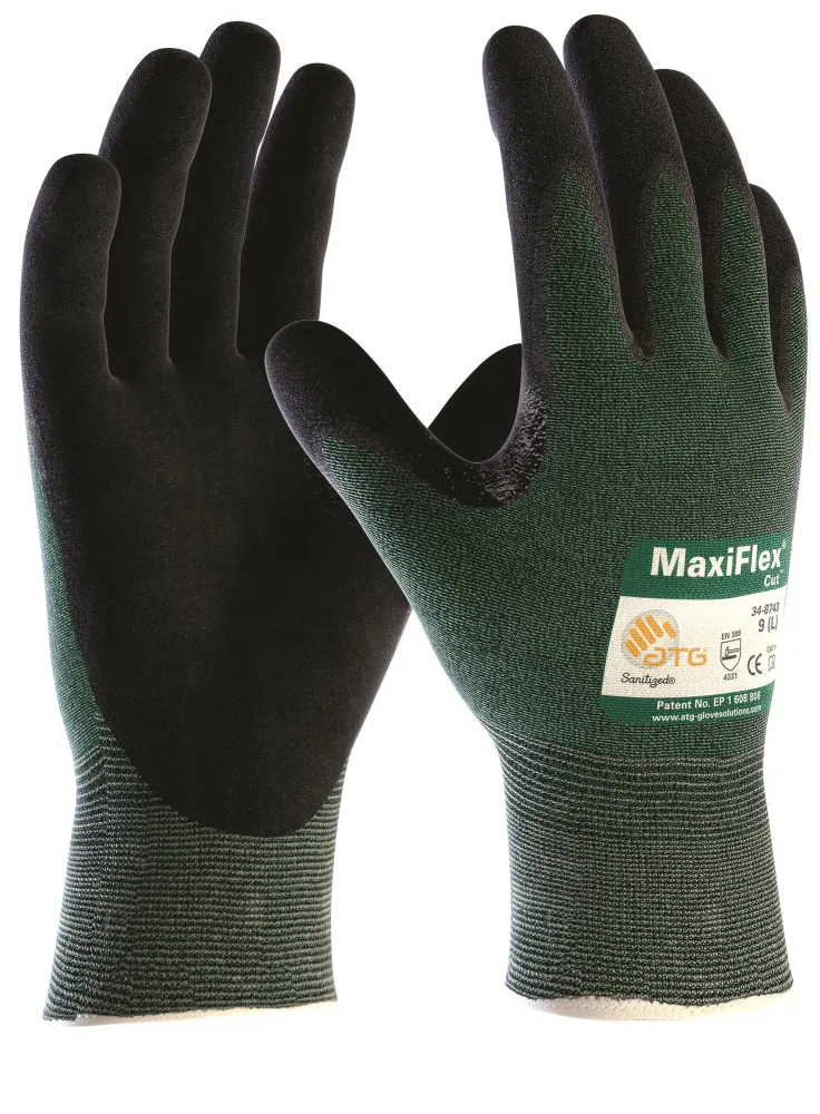 ATG MaxiFlex CUT Handske Skärskydd, Skumnitril 8