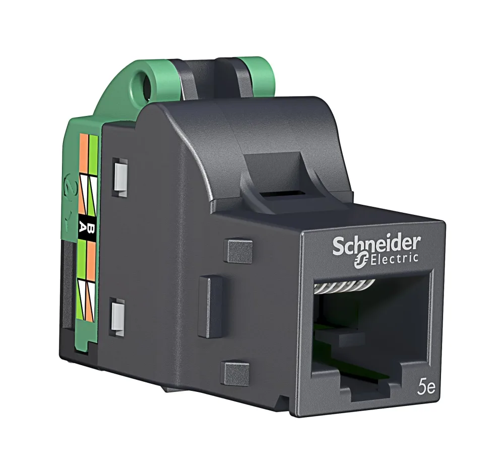 Schneider Electric Actassi S-One DPM Kat 5e STP Modularjack verktygslös anslutning Oskärmad