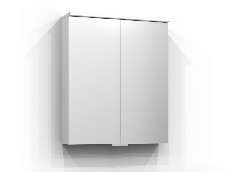 SPEGELSKÅP SVEDBERGS SAREK VIT LED EL 2HYLL JFB 60X15,1X71,6CM