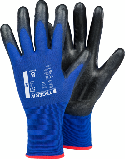 HANDSKE 777 SYNTET DOPPAD 6 TEGERA NYLON HANDFLATEDOPPAD