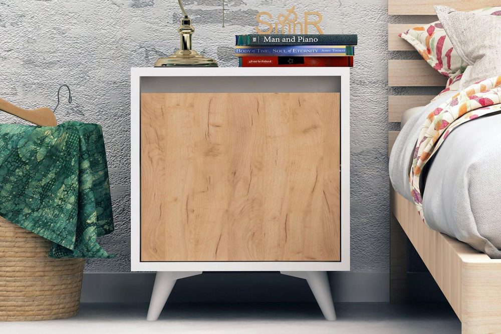 Mod Design Sängbord 45 cm med Förvaring Skåp