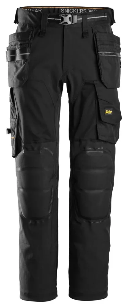 Snickers Workwear 6590-0404 AllroundWork Arbetsbyxa svart, stretch 52