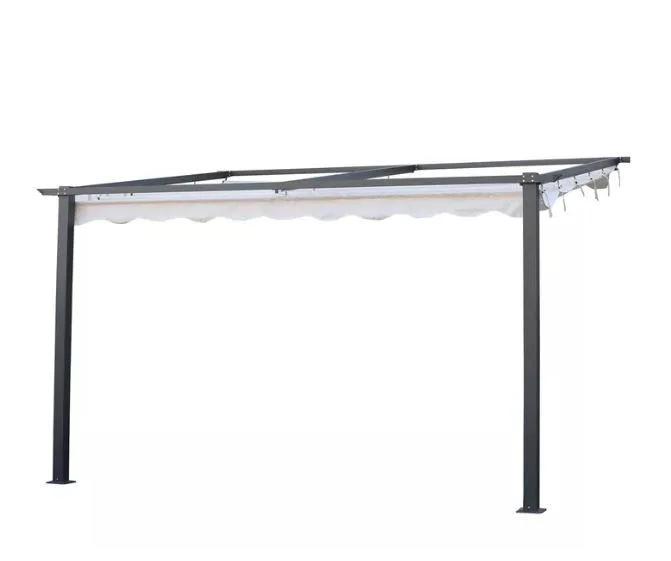Jabo 10040 Pergola väggfast, 4 x 4 m Vit