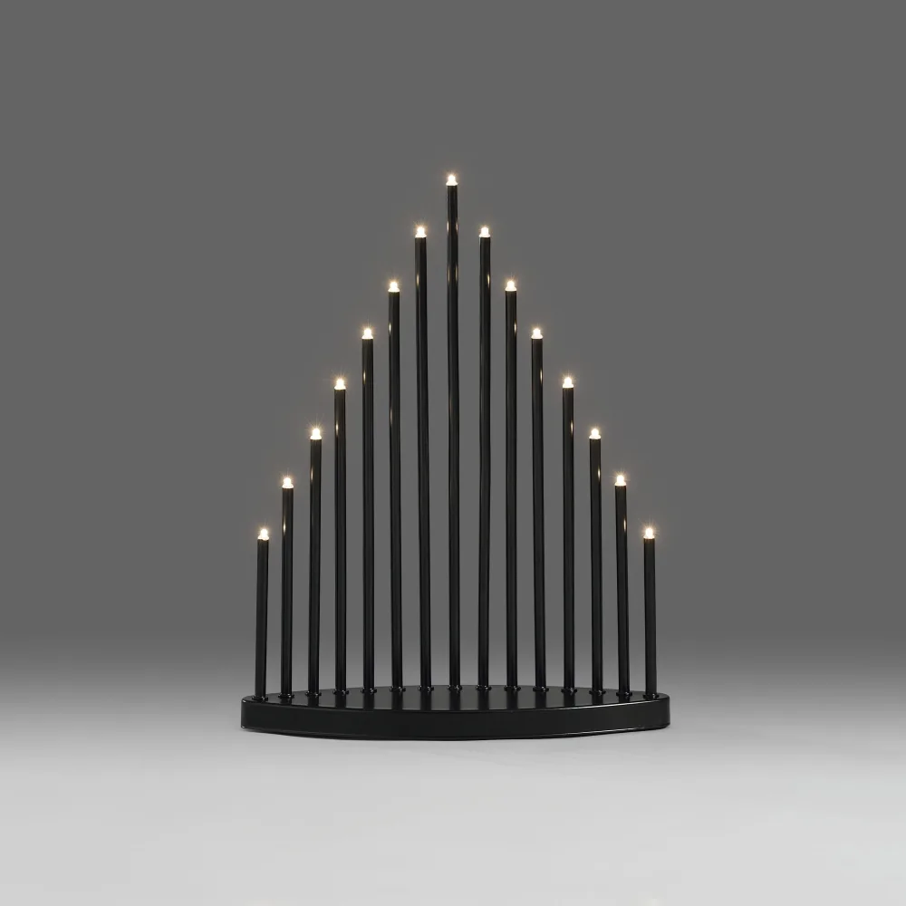 Konstsmide 2495-215TR Adventsljusstake 15 ljus, IP20 Vit - Bild 2
