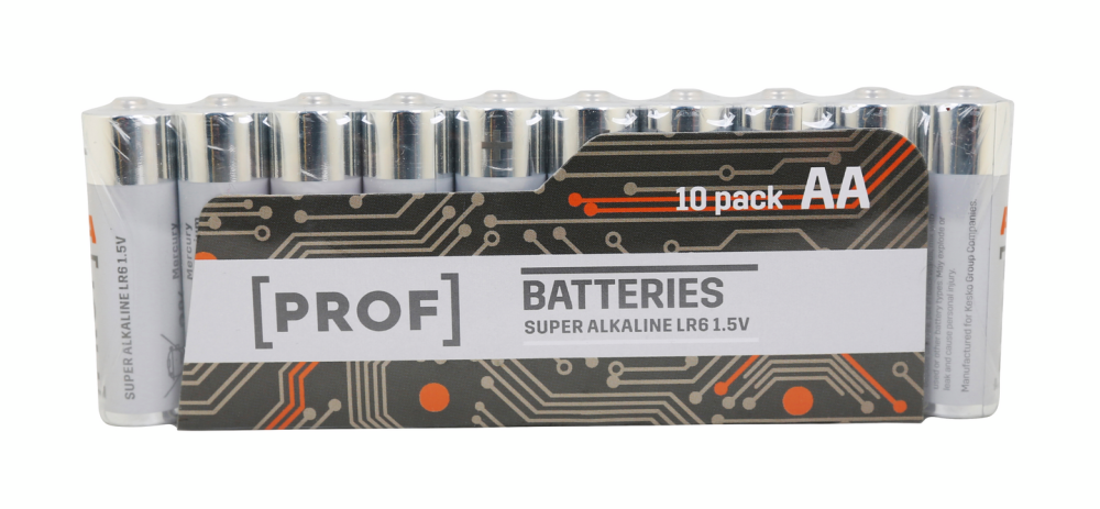BATTERI PFOF LR6 AA 1 5V 10ST/PKT 12PKT/FRP