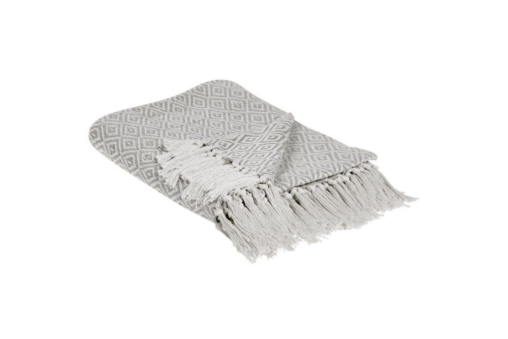Pläd Mityal Beige/grå