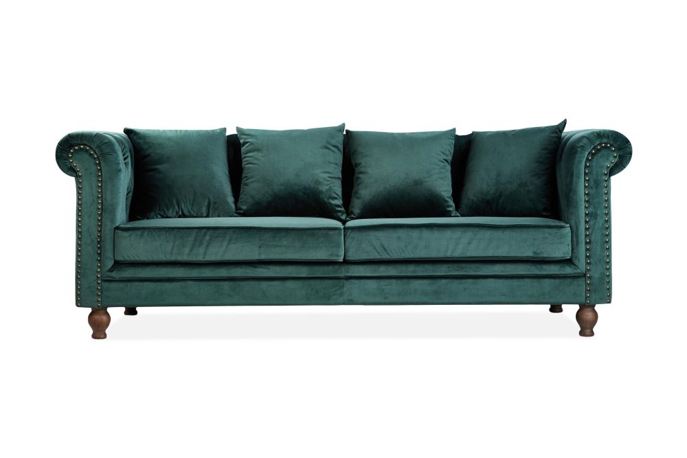 Velvet Sammetssoffa 3-sits