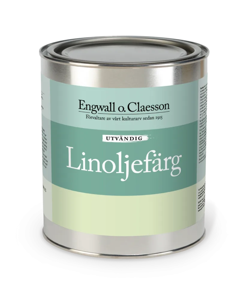 Linoljefärg utvändig 0,5 L Oxidblå 1A-29