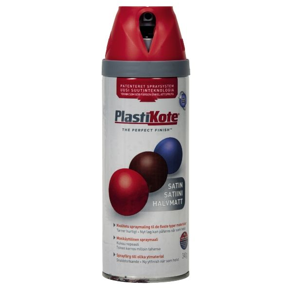 SPRAYFÄRG PLASTIKOTE T&S HALVBL VARMGRÅ