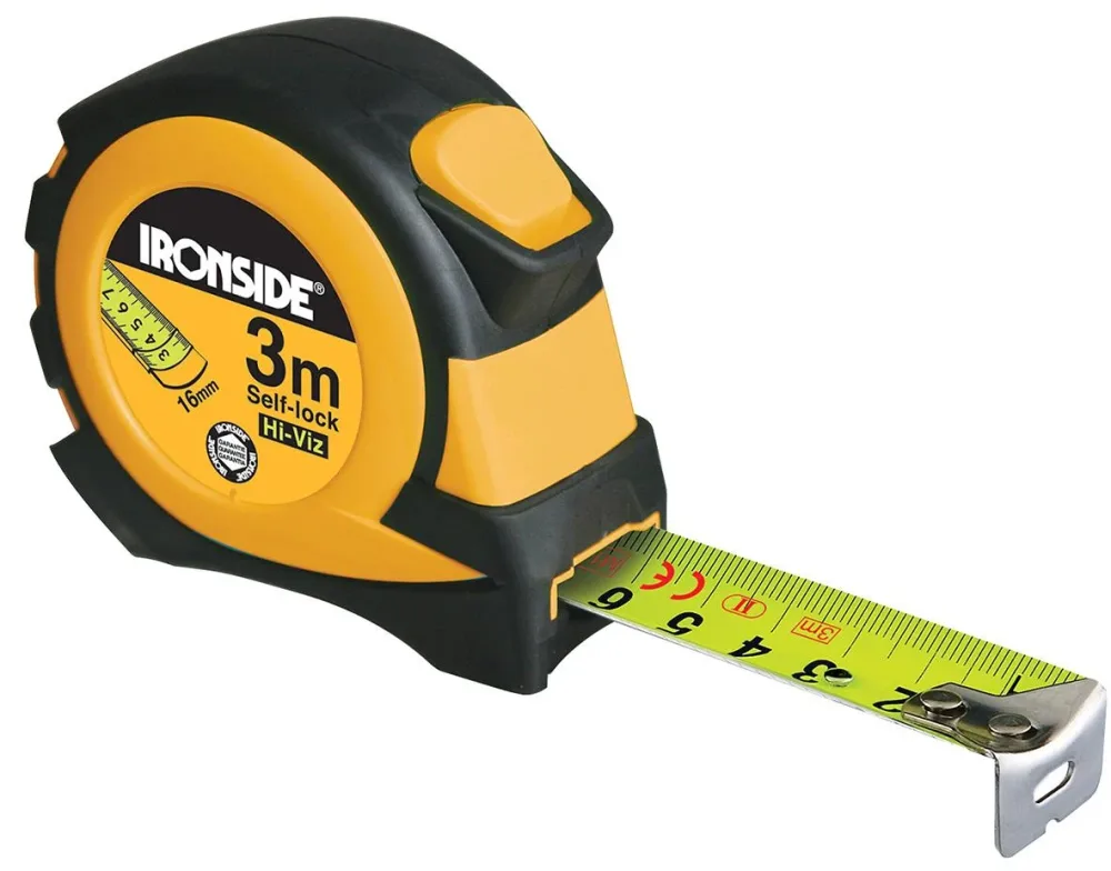 Ironside 150045 Måttband self-lock 3 meter