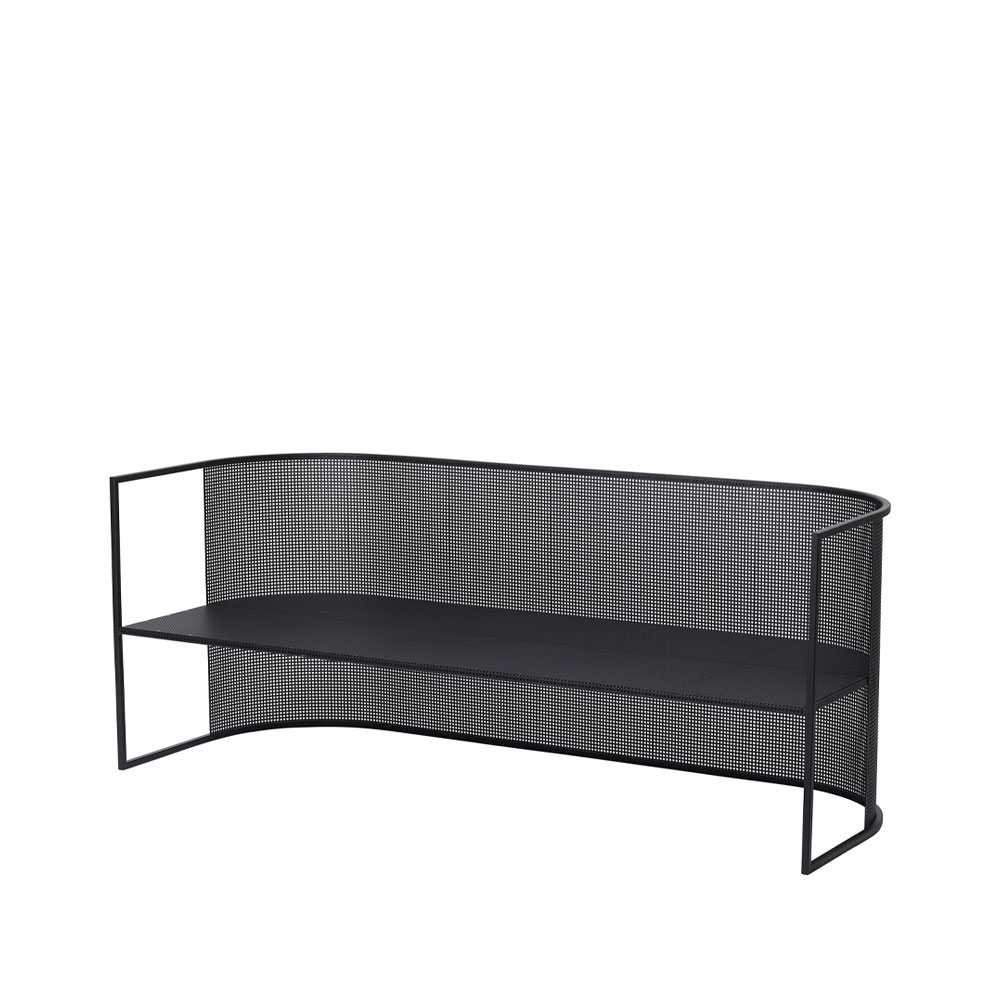 Bauhaus bänk, Svart