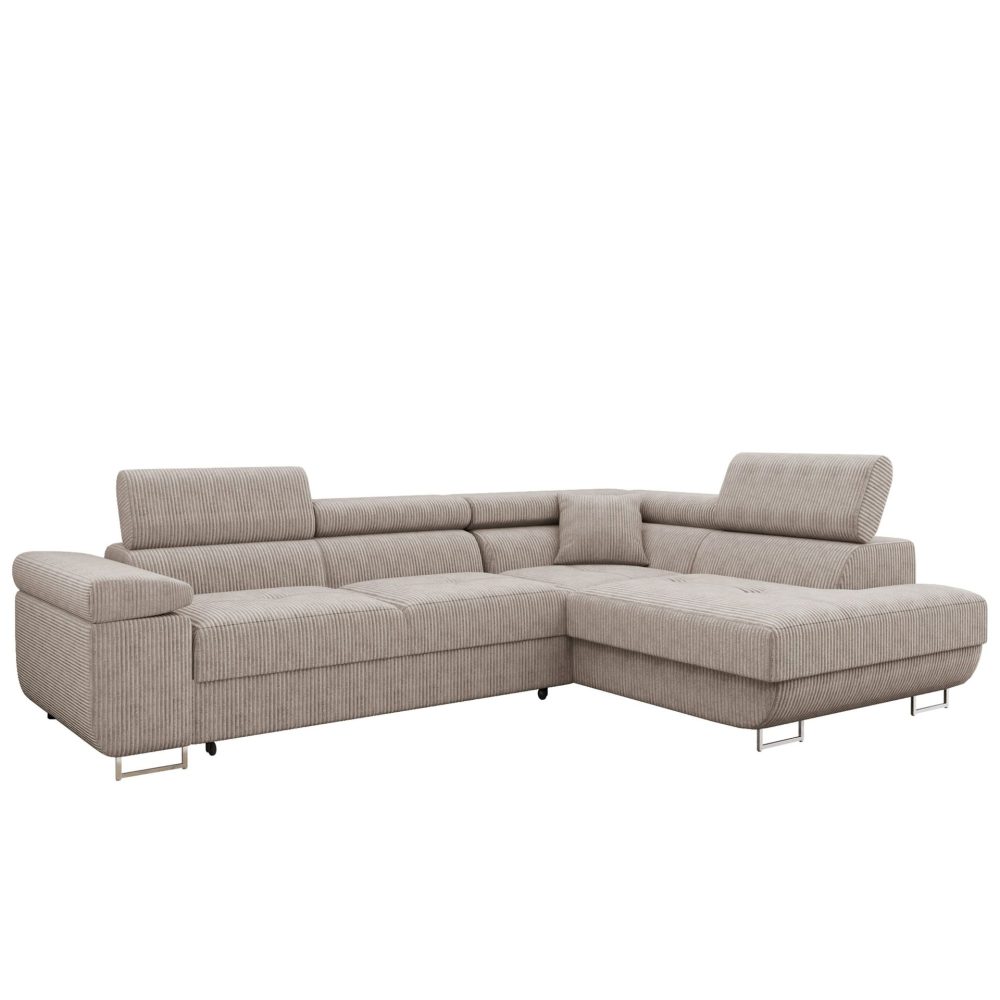 Gabina 4-sits Bäddsoffa med schäslong och förvaring