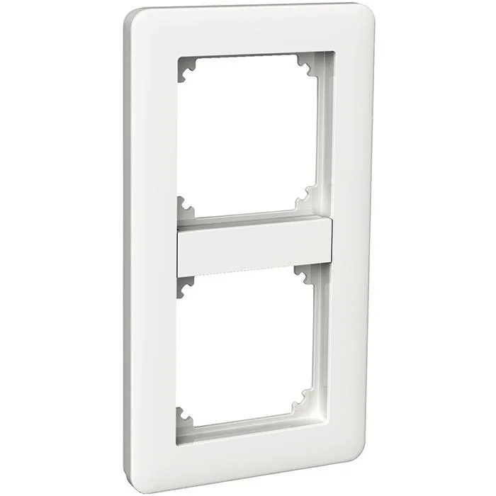 Schneider Electric Exxact Primo Kombinationsram vit, blank 2 fack