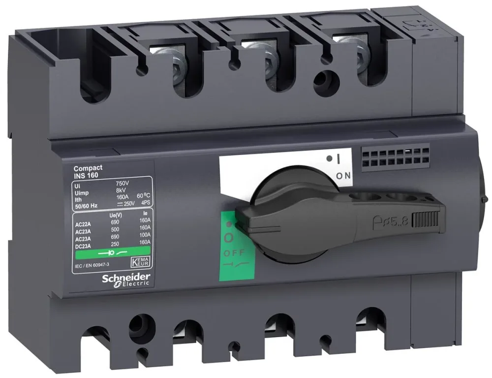 Schneider Electric 28909 Lastfrånskiljare 0-690 V 100 A, 4 poler - Bild 2