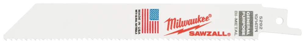 Milwaukee 48475091 Tigersågblad 8/12T, 5-pack 150 mm
