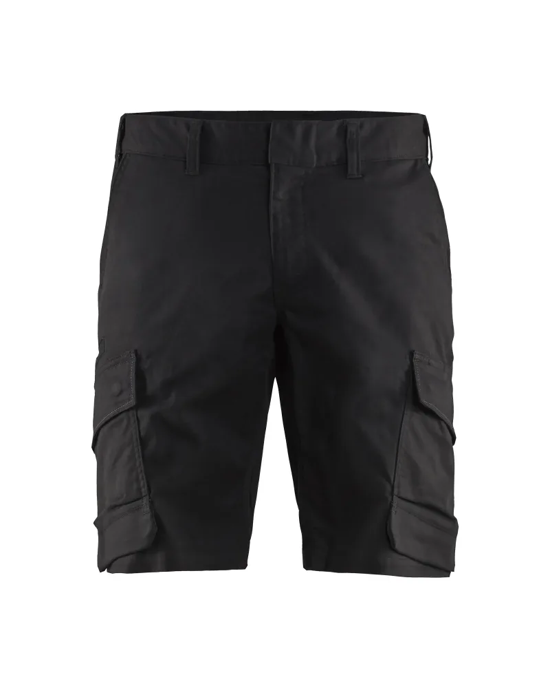 Blåkläder 1446-1832 Arbetsshorts svart, stretch C46