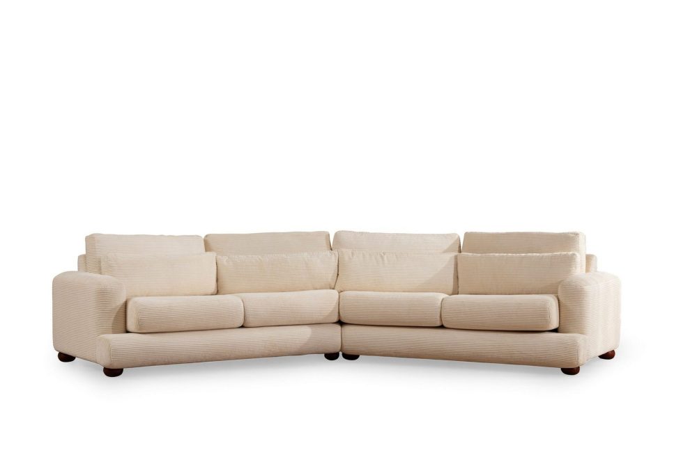 Relento Svängd Soffa 4-sits
