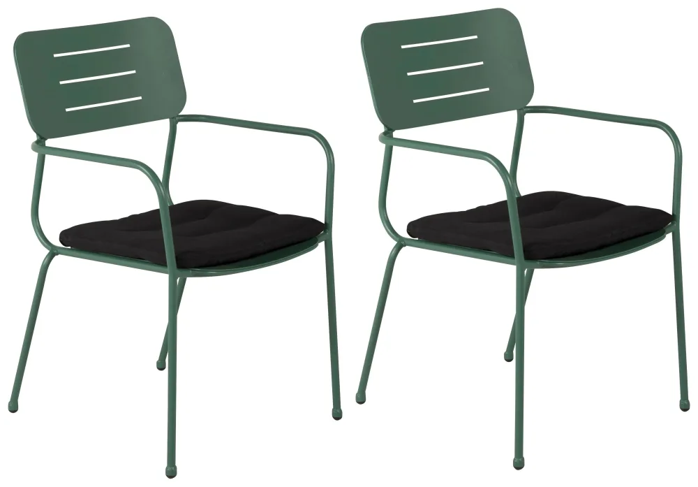 Venture Home Nicke 1342-408 Karmstol 2-pack Svart - Bild 2