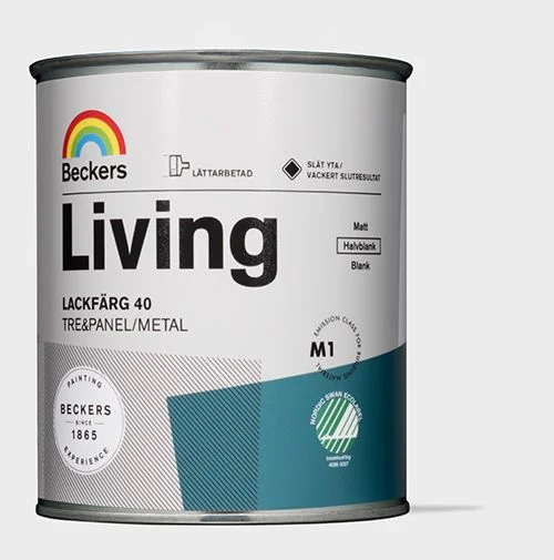 Living Lackfärg Halvblank 0,75 L Valfri kulör