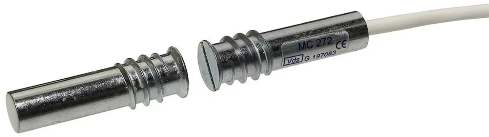 Alarmtech MC 272-10 Högsäkerhetskontakt 1 växlingskontakt 10 m kabel - Bild 2