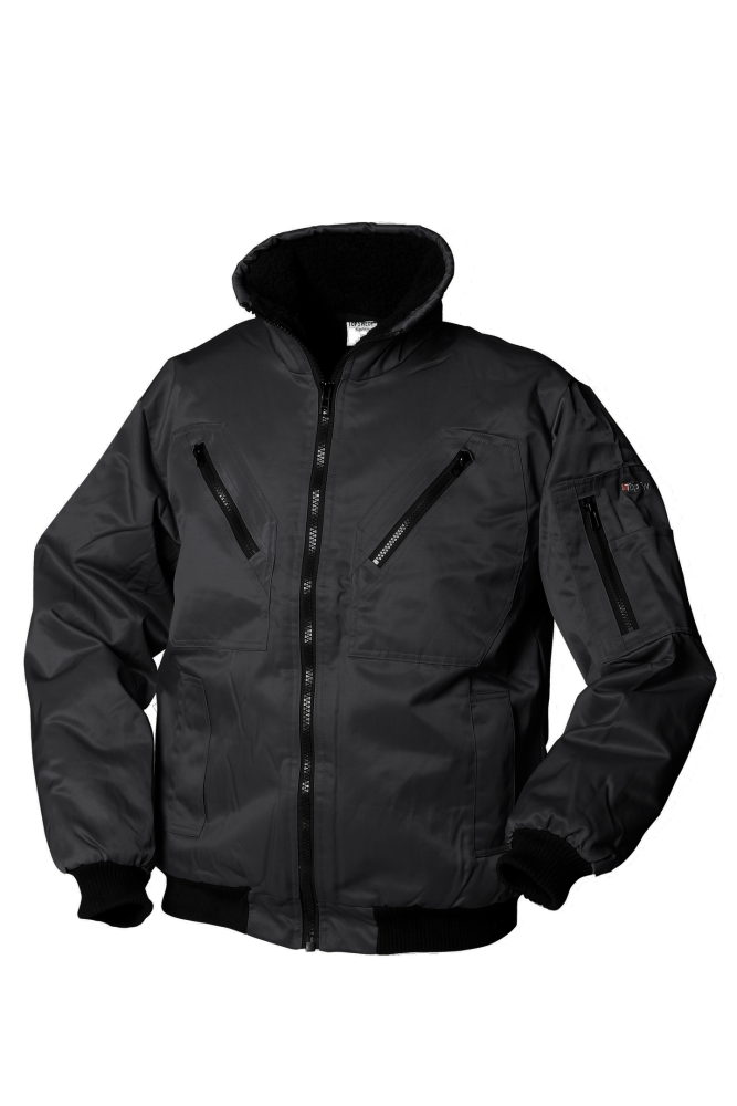 TRÖJA TOP SWEDE ZIP ULLFROTTE L