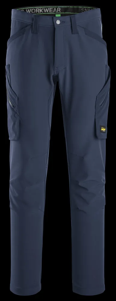 Snickers Workwear 6873-9595 FlexiWork Arbetsbyxa marinblå 108