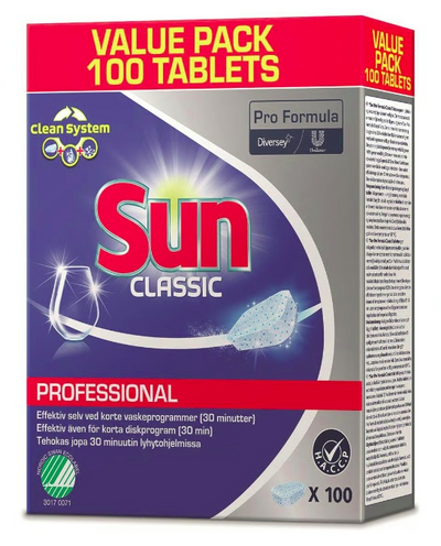 MASKINDISKMEDEL SUN TABLETS 100-PACK