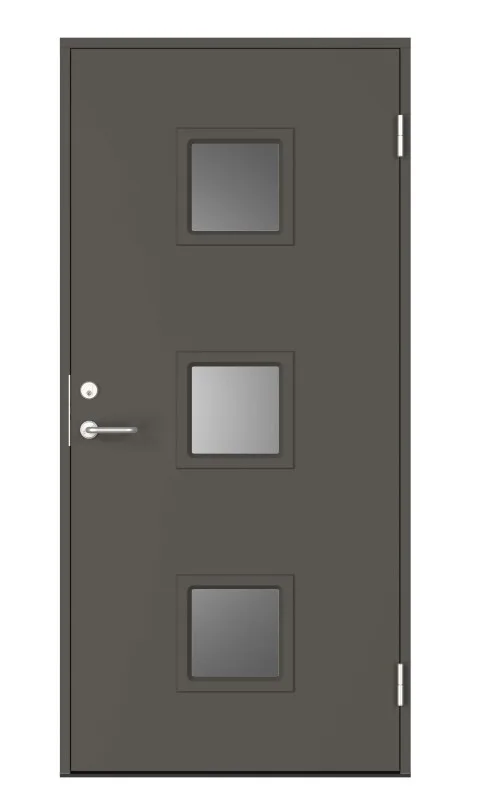 Swedoor C7030 Ytterdörr ljusgrå (S 3502-Y) 888x2080 mm