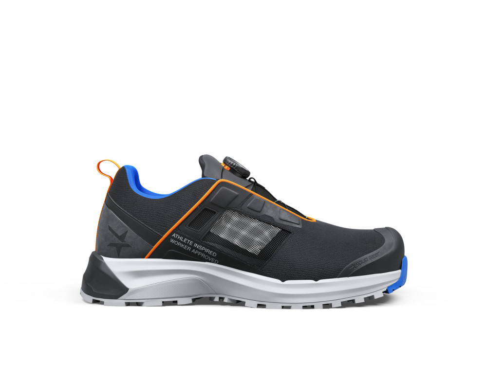 SKYDDSSKO HAZE 2 AIR LOW STL41 SVART/MÖRKORANGE SOLID GEAR