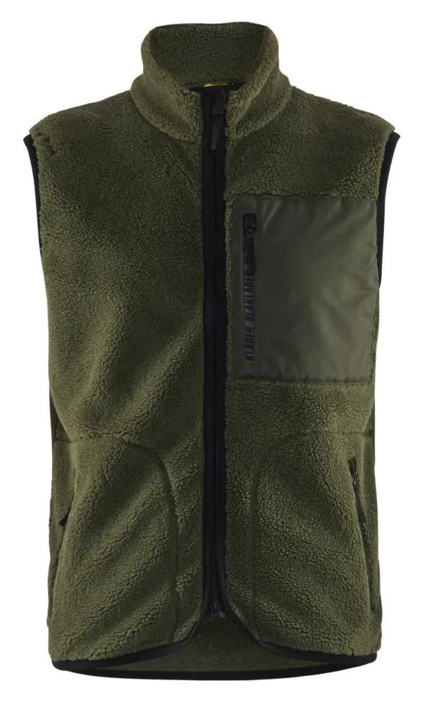 Blåkläder 382029559900XL Pälsfiberväst svart Svart