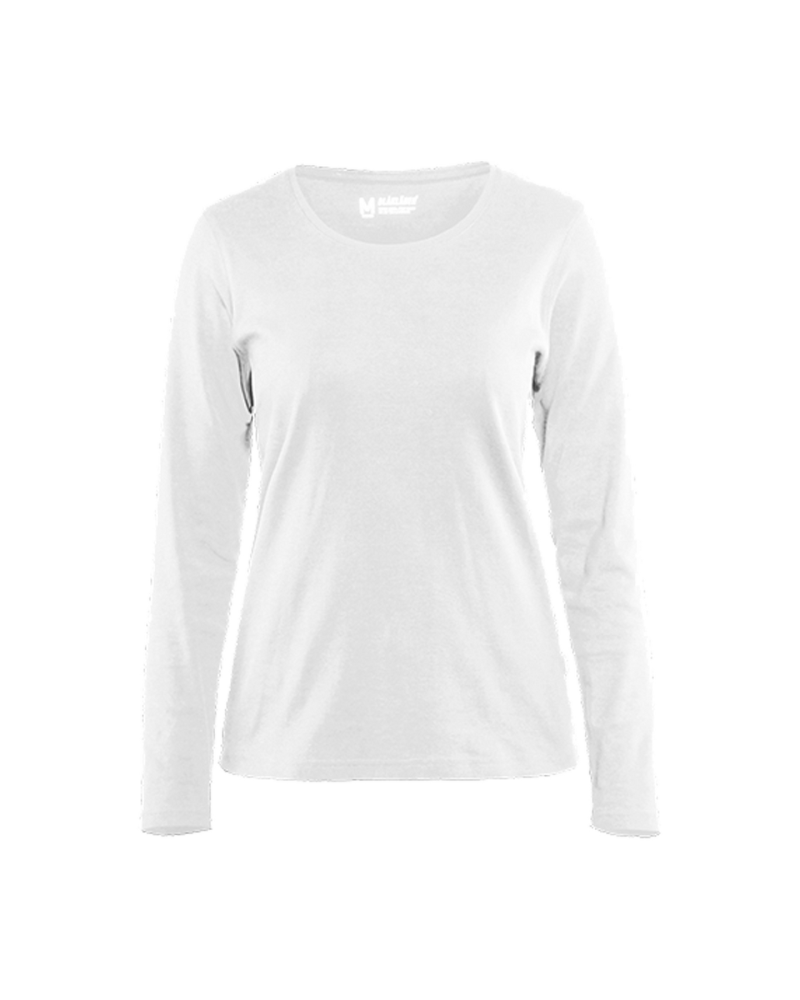 T-SHIRT 3301 DAM LÅNGÄR VIT XL LÅNGÄRM VIT