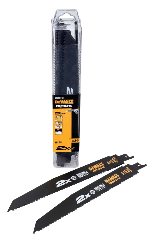 Dewalt DT2491-QZ Tigersågblad 6 TPI, 25-pack