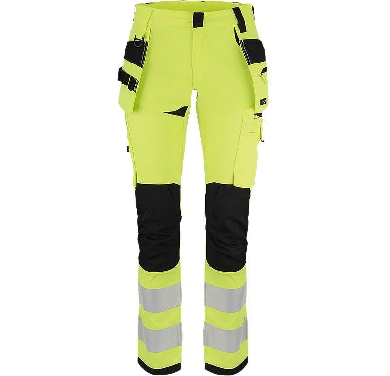 Texstar WP53120991170 Arbetsbyxa Hi-Vis gul/svart Hi-Vis gul/svart