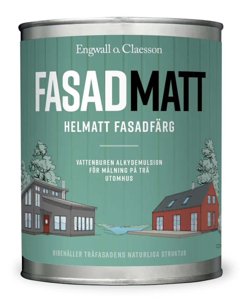 Lasol Fasadmatt 1 L 9008 Pärlgrå