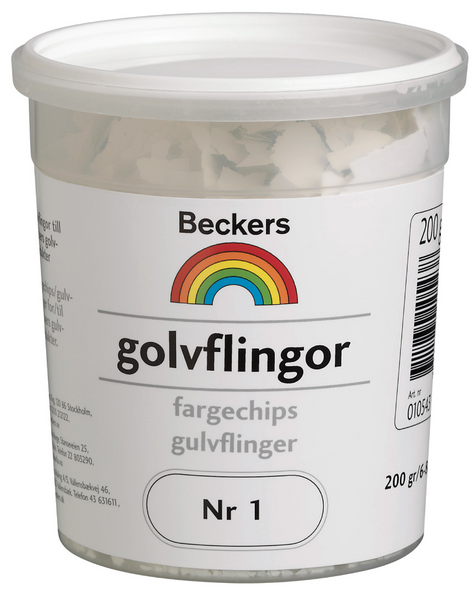 GOLVFLINGOR 1 VIT 0,2KG