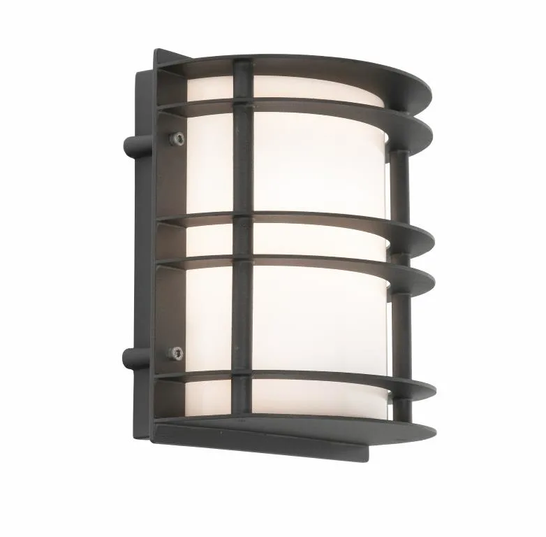 Norlys Stockholm 1600 Väggarmatur LED, 8,6W, 3000K, IP54, opal Galvaniserad - Bild 2