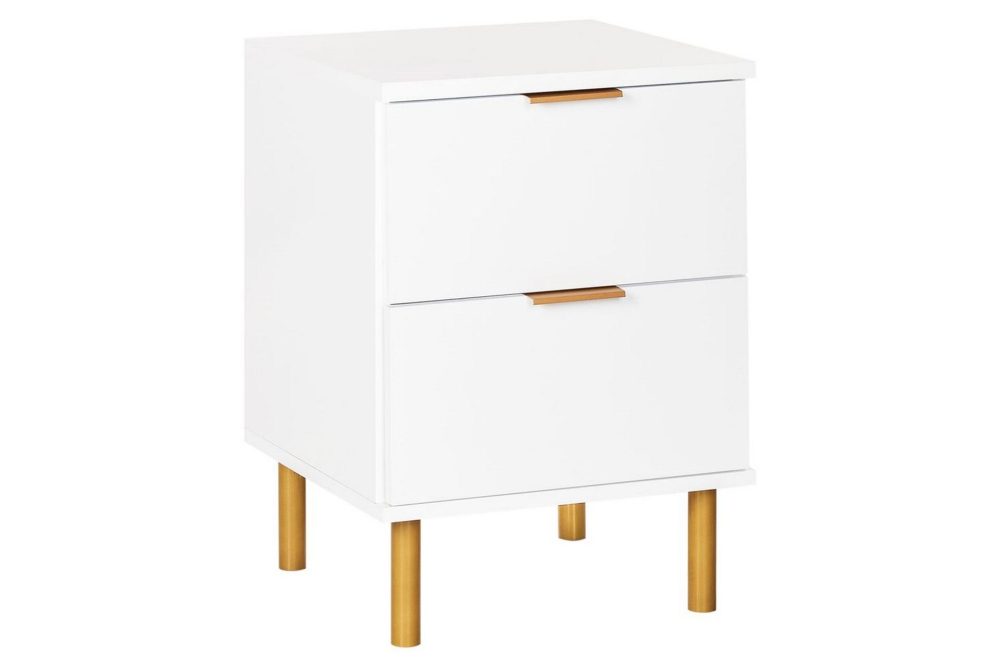 Sängbord Walpole Vitt, guld