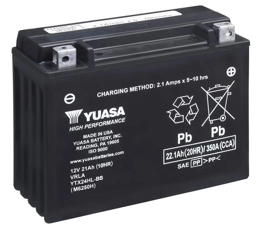 Yuasa YTX24HL-BS Startbatteri 12V, 22,1 Ah