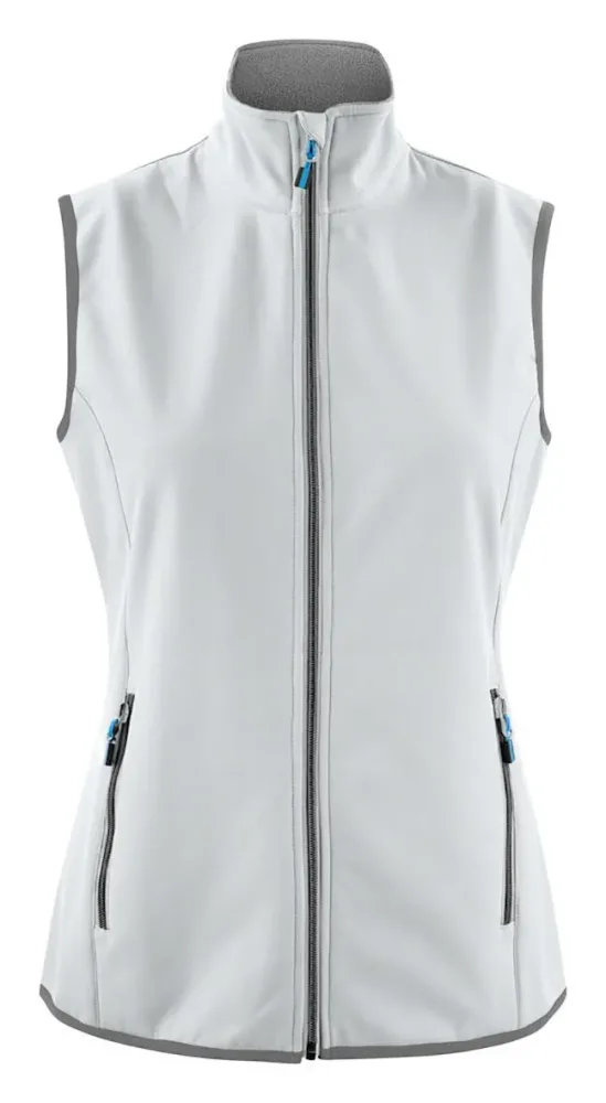 Printer Trial Vest Lady Softshellväst Vit Vit