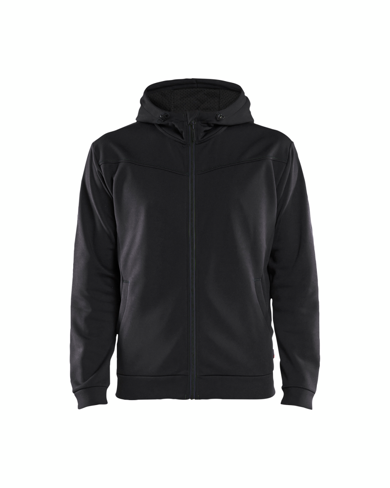 LUVTRÖJA BLÅKLÄDER 3363 SV/MÖRKGRÅ XXL, DRAGKEDJA SVART/MÖRKGRÅ XXL
