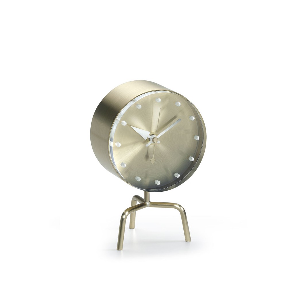 Tripod Clock bordsklocka, Mässing
