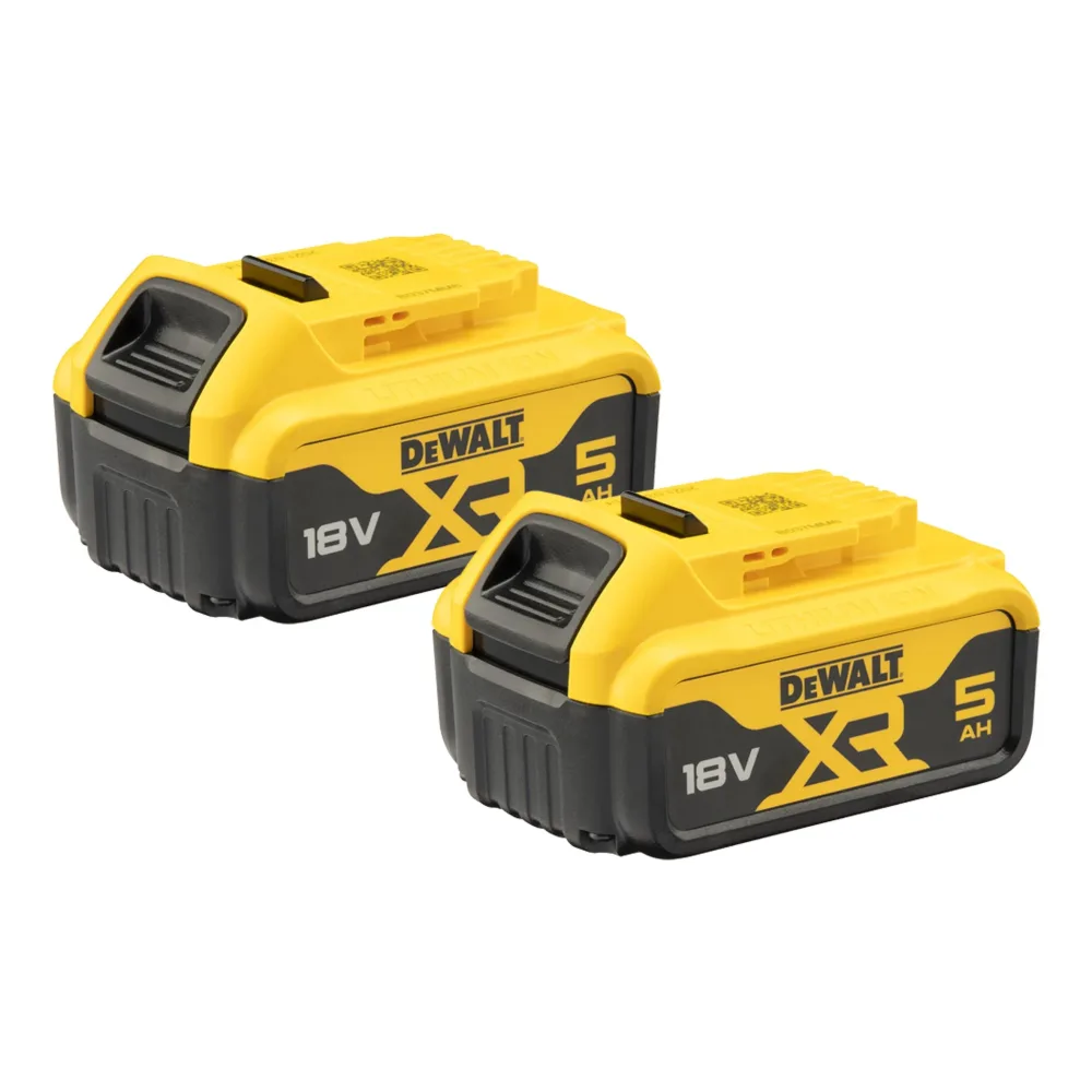 Dewalt DCB184P2-XJ Batteri 18 V, 5,0 Ah, 2-pack