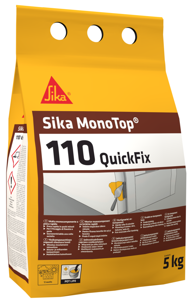 BRUK SNABBHÄRD SIKAMONOTOP 110 QUICKFIX 5KG