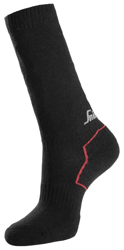 Snickers Workwear 9225-0400 Strumpa 2-pack, svart 37-40
