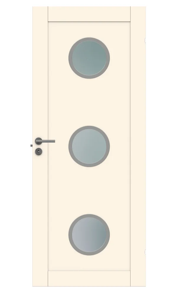 Swedoor Unique GWA 01L 330 Innerdörr vitpigmenterad ek 825x2040 mm
